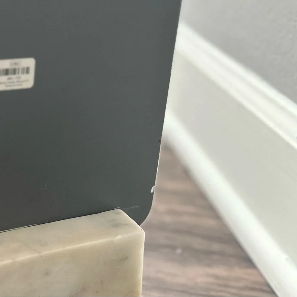 CB2 Marble Vanity Mirror